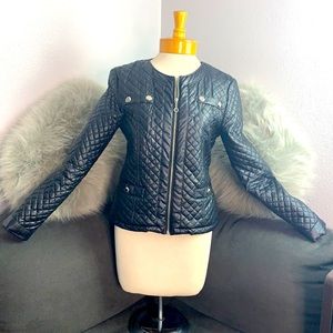 Black Lightweight Puffer Jacket